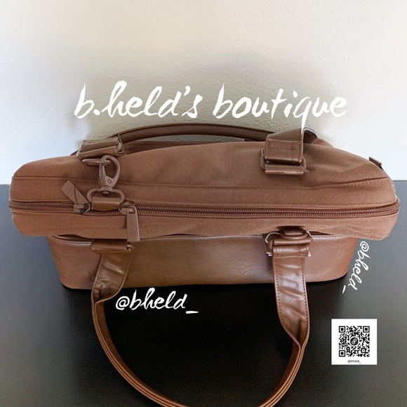 BÉIS The Mini Weekender in Maple Brown Brand New NWT - Picture 9 of 16